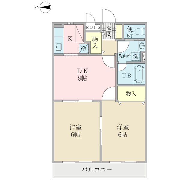 【ブランシェの間取り】