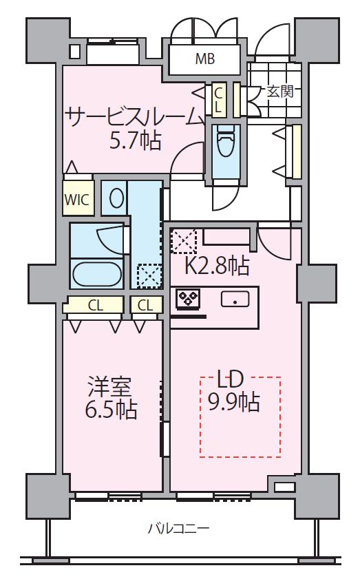 ロイヤルパークスタワー南千住の間取り