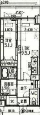 フレンシア西宮北口の間取り