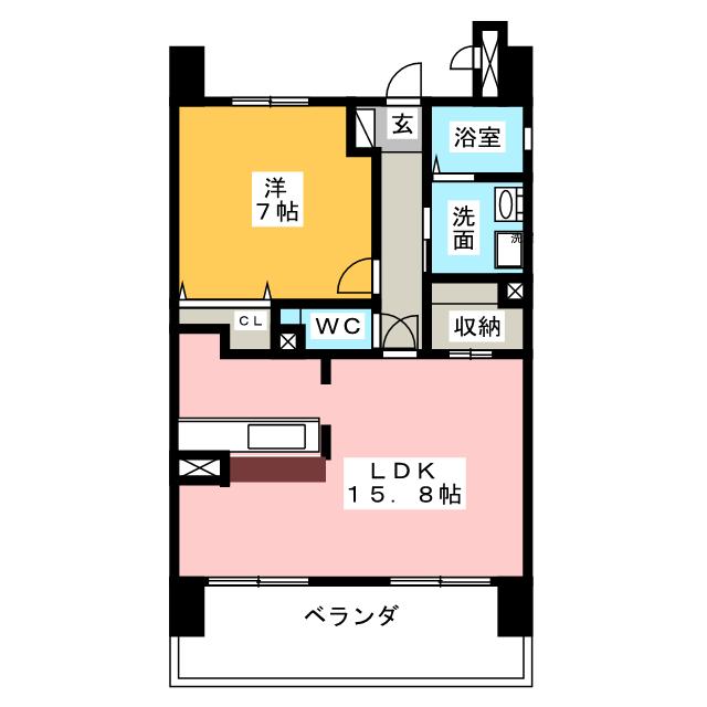 ｗｉｌｌ　Ｄｏ　伝馬町の間取り