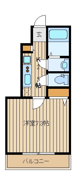 リブリ田無ツーの間取り