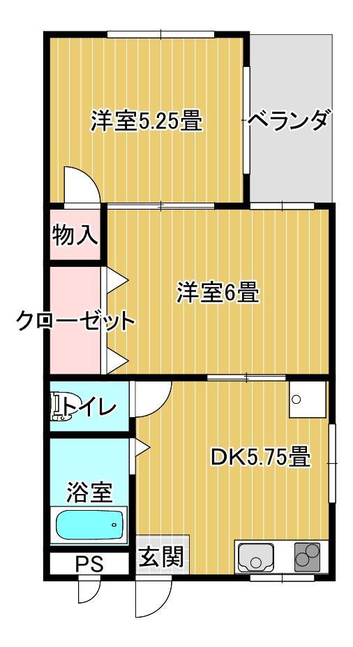 ハイムＦの間取り