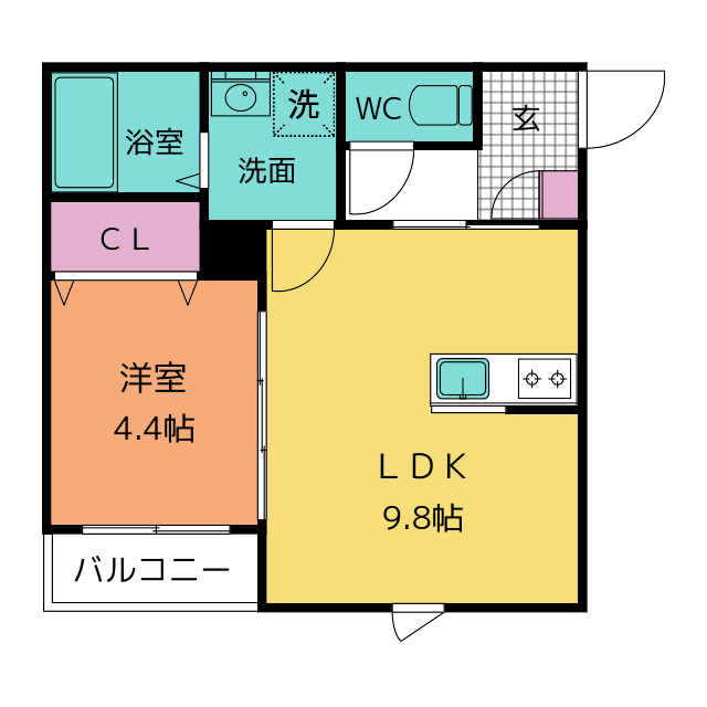 ＬＥＣＯＣＯＮ半田の間取り