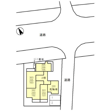 【Ｄ-ＲＯＹＡＬ中央 ＥＡＳＴ102の駐車場】