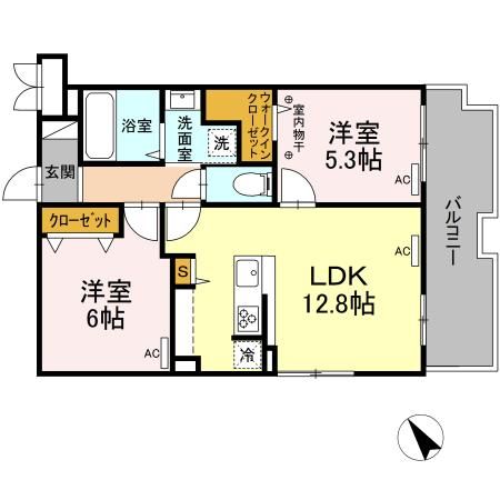 T&R Apartmentの間取り