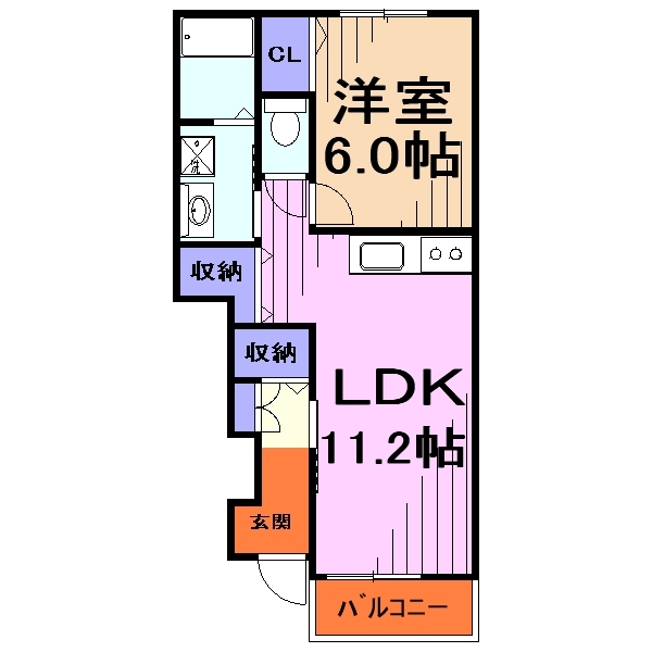 【さいたま市南区大字円正寺のアパートの間取り】