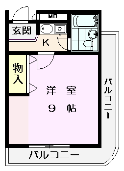 マークス曽根の間取り