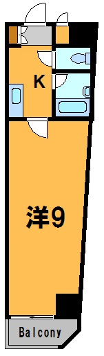 川崎市川崎区東田町のマンションの間取り