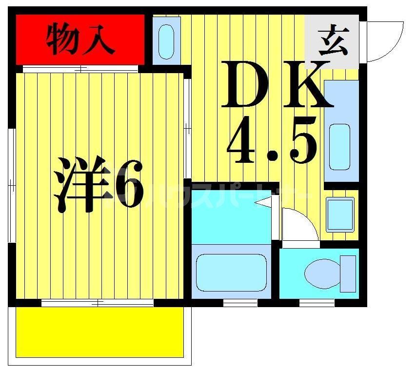 コーポメグミの間取り