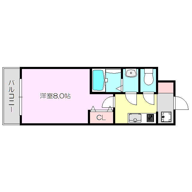 スプランディッド十三本町の間取り