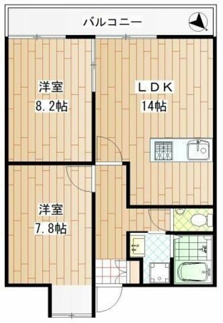 ブロケードグレースの間取り