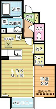 ボヌール沼の間取り