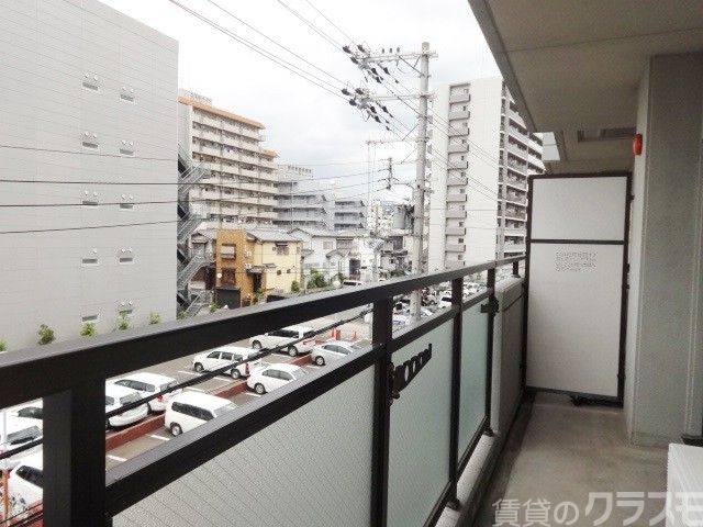 バルコニー　バルコニーからの風景です。