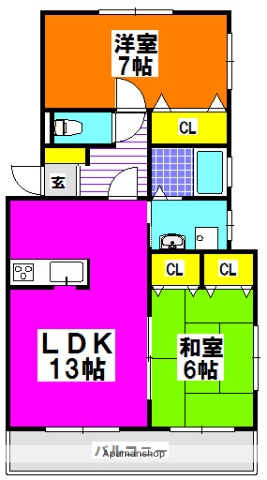 ワコーハイツ_間取り_0