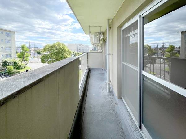 バルコニー　ビレッジハウスの同一物件・同一タイプの間取りの写真です