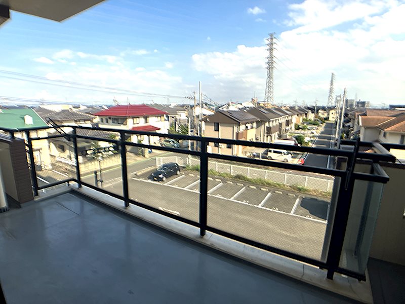 バルコニー　日当り抜群！