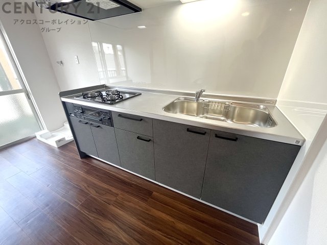 キッチン　料理するスペースがとても広いです！