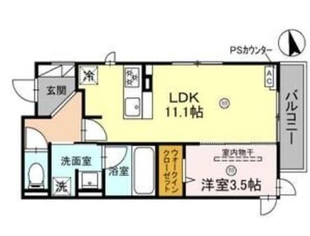 SERENO/2Fの間取り写真