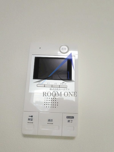セキュリティ　モニター付きインターホンです。