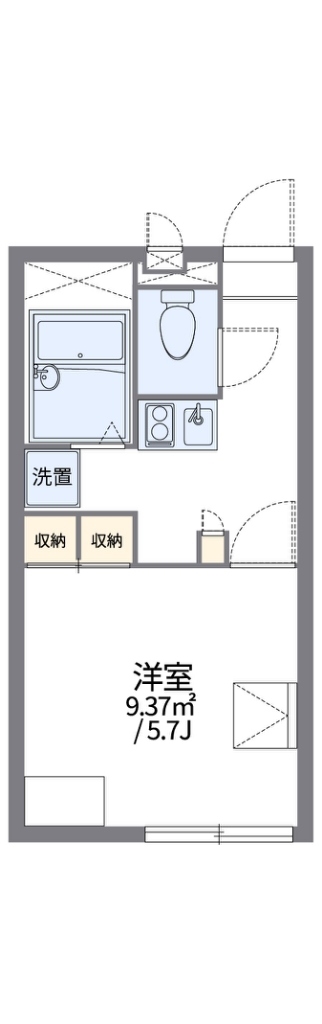 京阪本線 香里園駅 徒歩14分 2階建 築19年の間取り写真