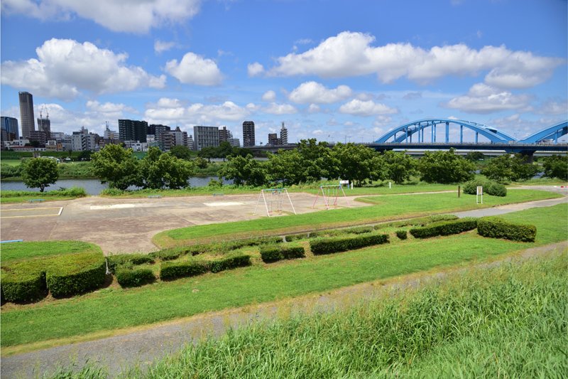 公園　多摩川丸子橋緑地（公園）まで574m