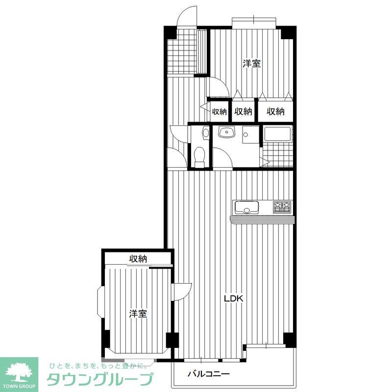 リヴェールフレア田無の間取り写真