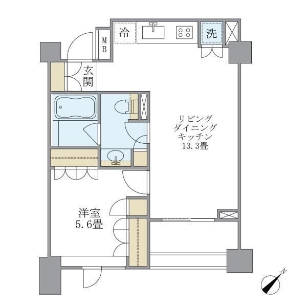 Brillia ist 代々木上原の間取り写真