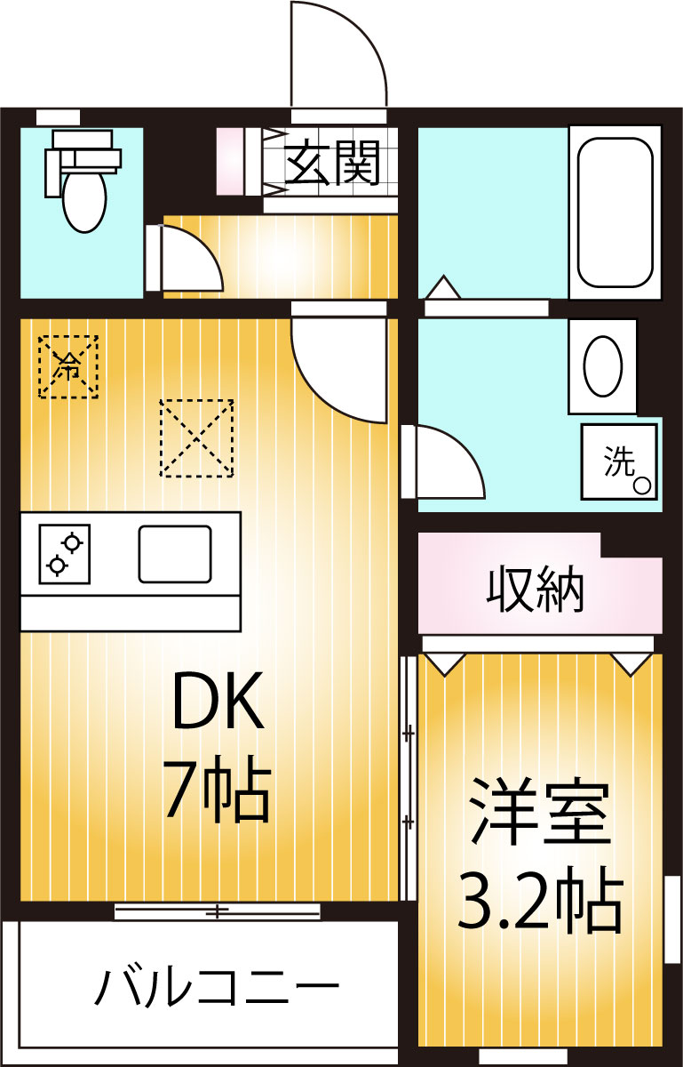 AQUE22の間取り写真