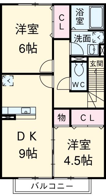 PINEどうとくの間取り写真