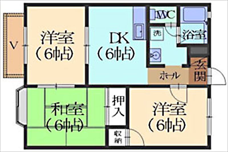 ドミール・ナガタの間取り