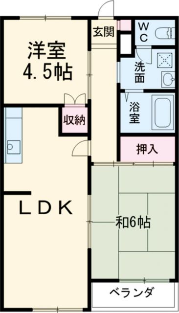 メゾンサニーベールの間取り