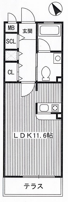 東京都練馬区向山４（マンション）の賃貸物件の間取り