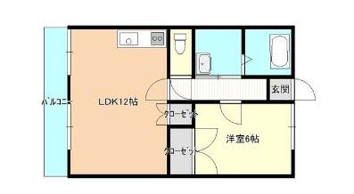 クレベール凌雲台の間取り