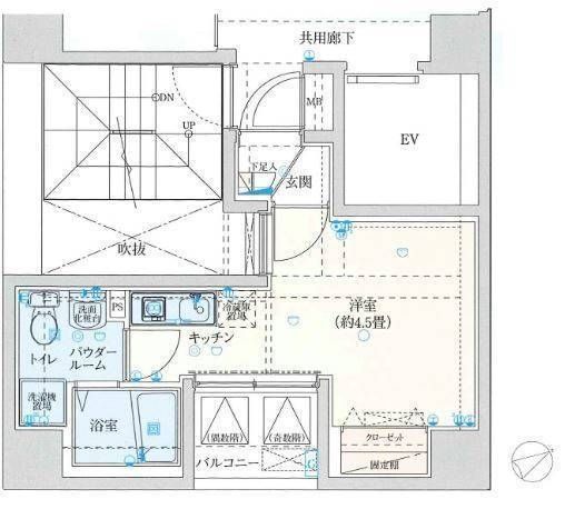 バージュアル横濱鶴見IIの間取り