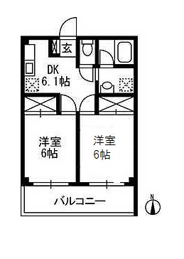 カーサ芝塚の間取り