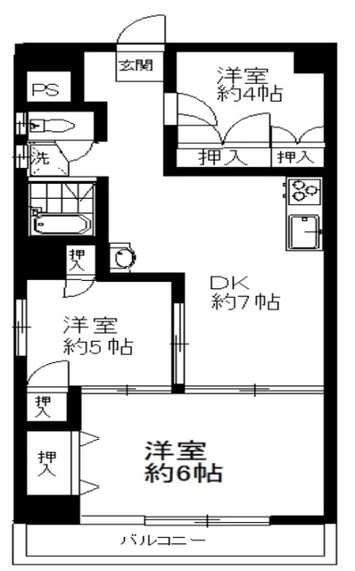 サンライズ西葛西の間取り