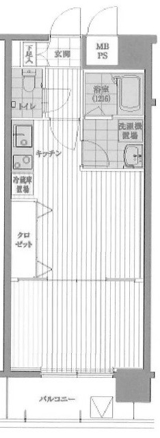 横浜市南区山王町のマンションの間取り