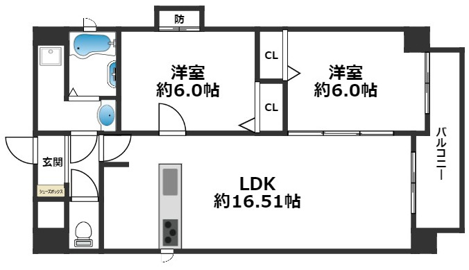 エクセレンス藤井の間取り