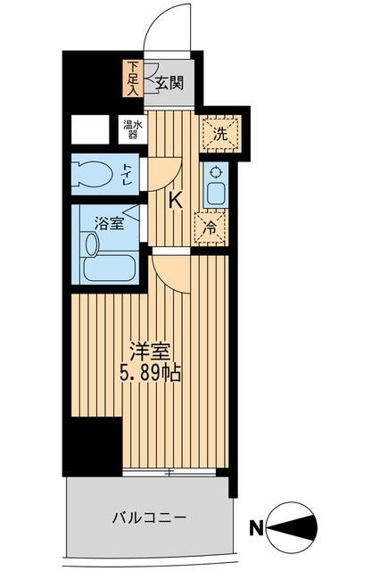 【江東区大島のマンションの間取り】