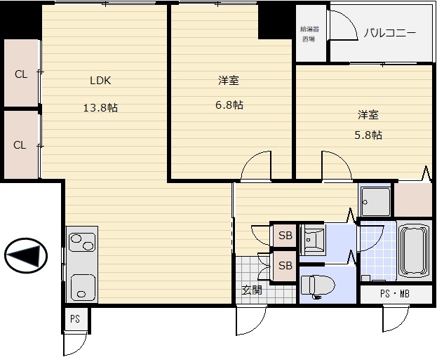 【新都心マンションの間取り】