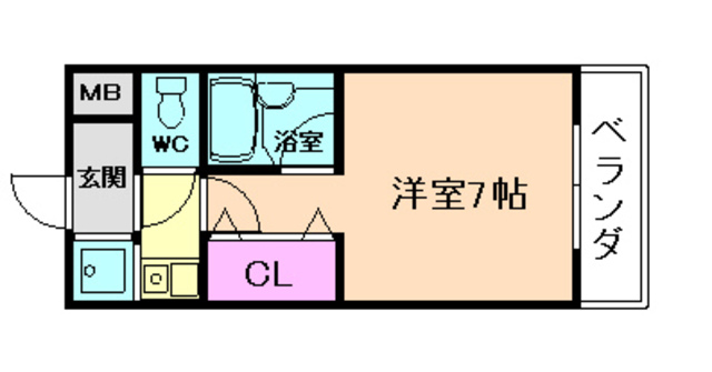 サントレノ箕面の間取り