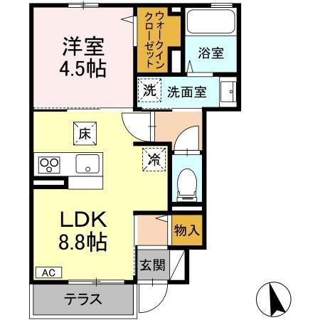 ローズコート青木島IIの間取り