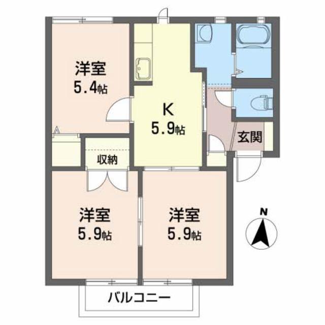 プチメゾンの間取り