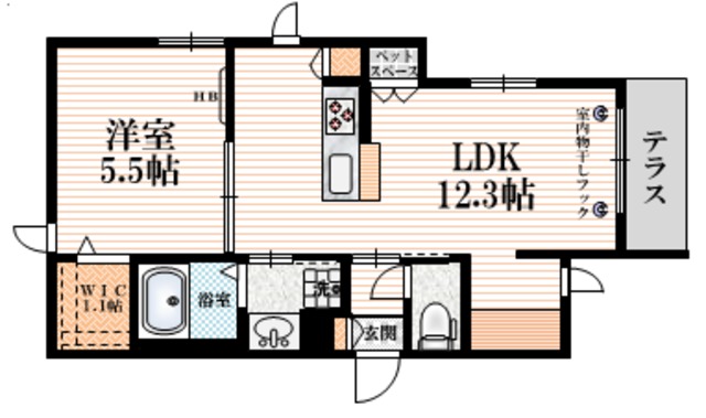 （仮称）新松戸４丁目メゾンの間取り