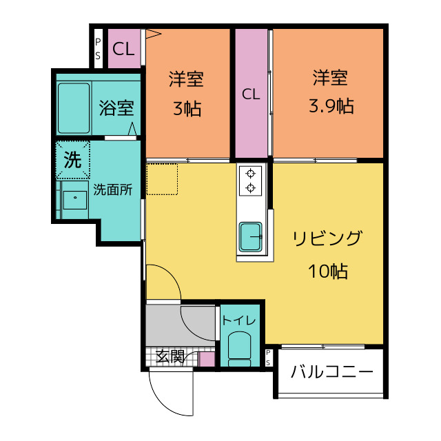 ＲＥＧＡＬＥＳＴ瑞穂区役所の間取り