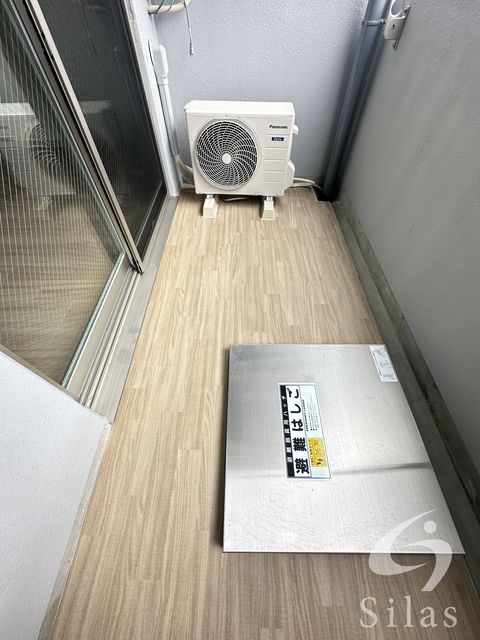 【吹田市岸部南のマンションのバルコニー】