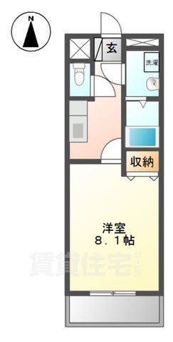 八尾市久宝寺のマンションの間取り