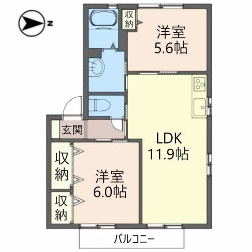 メゾン園和北の間取り