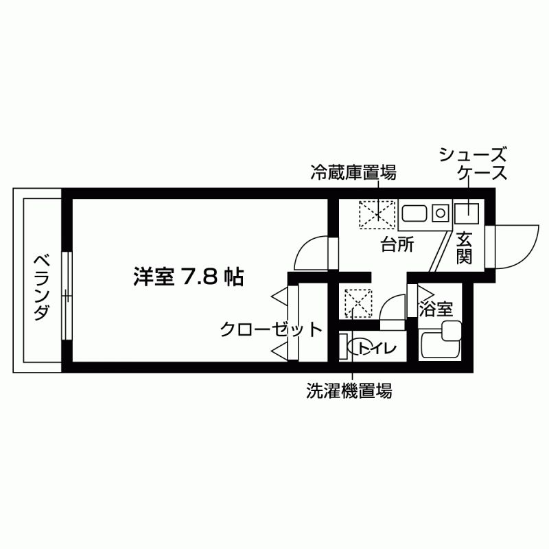 リバティー樋ノ口IIの間取り