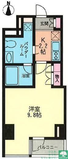 目黒区鷹番のマンションの間取り